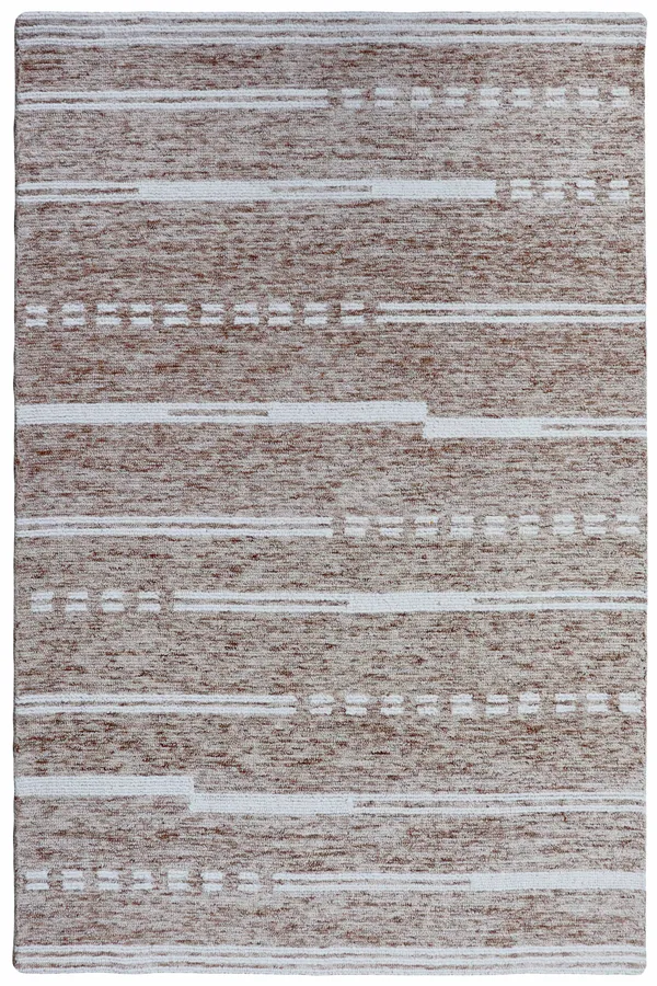 Beige_Woven_Textured_Striped_Area_Rug