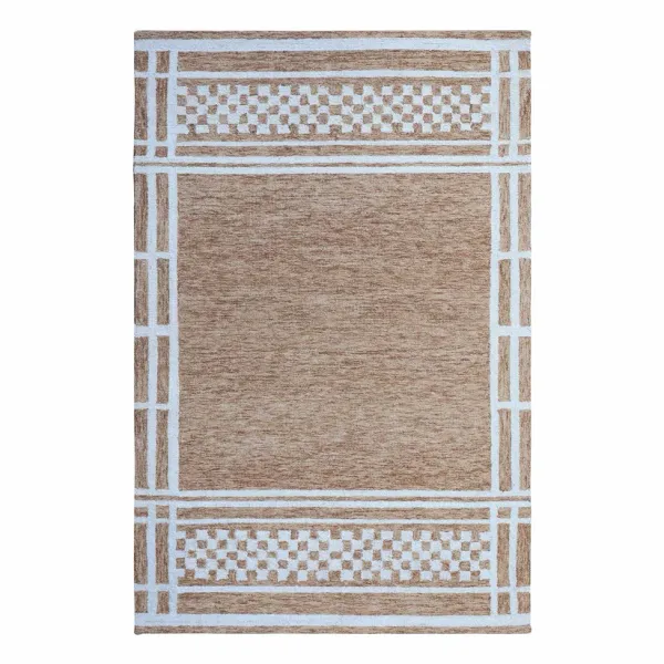 Desert_Lattice_Brown_Hand_Tufted_Wool_Rug