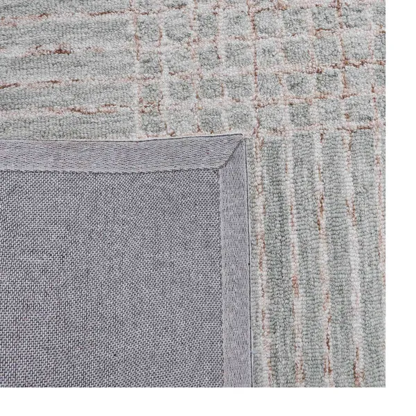 Grid_Atelier_Green_Hand_Tufted_Wool_Rug