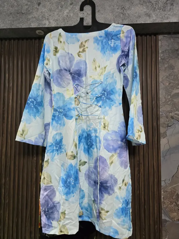 Blue_Floral_Long_Sleeve_Dress_for_Women