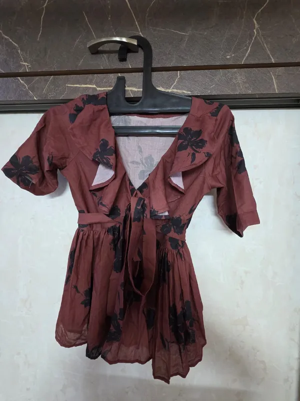 Maroon_Floral_Print_Fit_And_Flare_Dress_for_Women