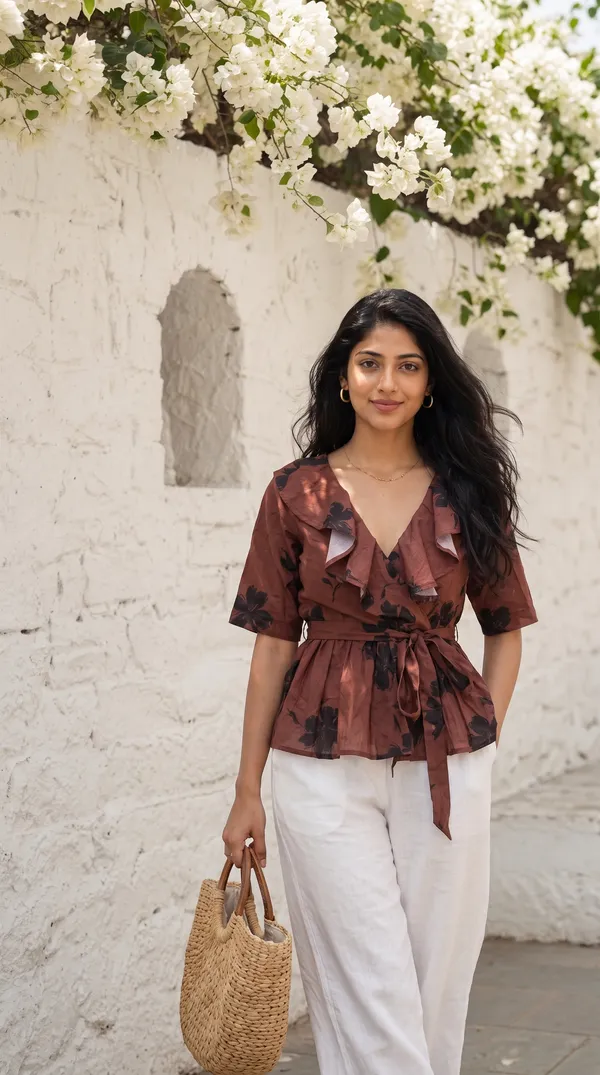 Maroon_Muslin_Fit_And_Flare_Floral_Print_Dress_For_Women