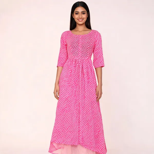 Pink_Muslin_Flared_Maxi_Dress_For_Women
