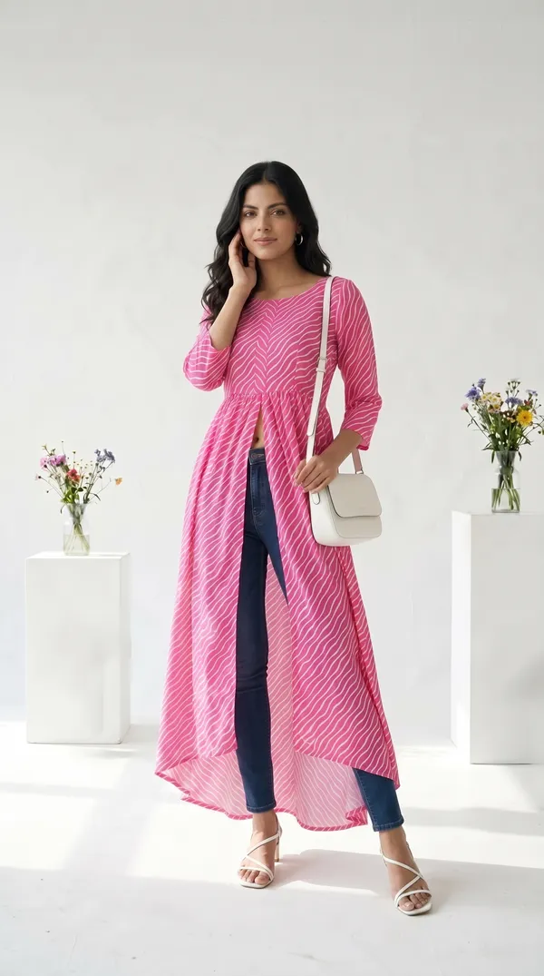 Pink_Muslin_Flared_Maxi_Dress_For_Women