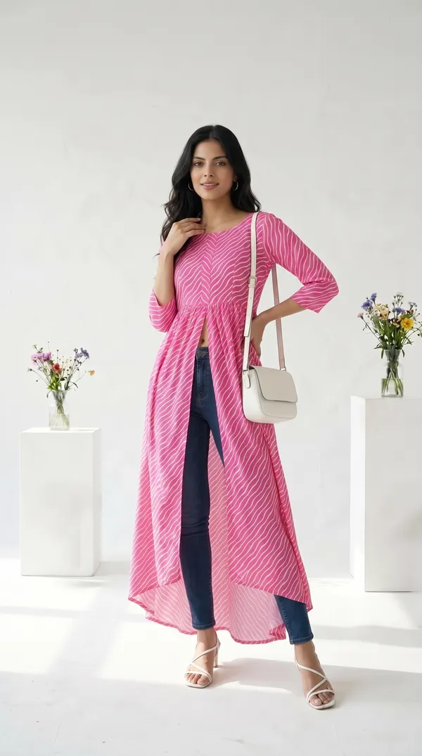 Pink_Muslin_Flared_Maxi_Dress_For_Women