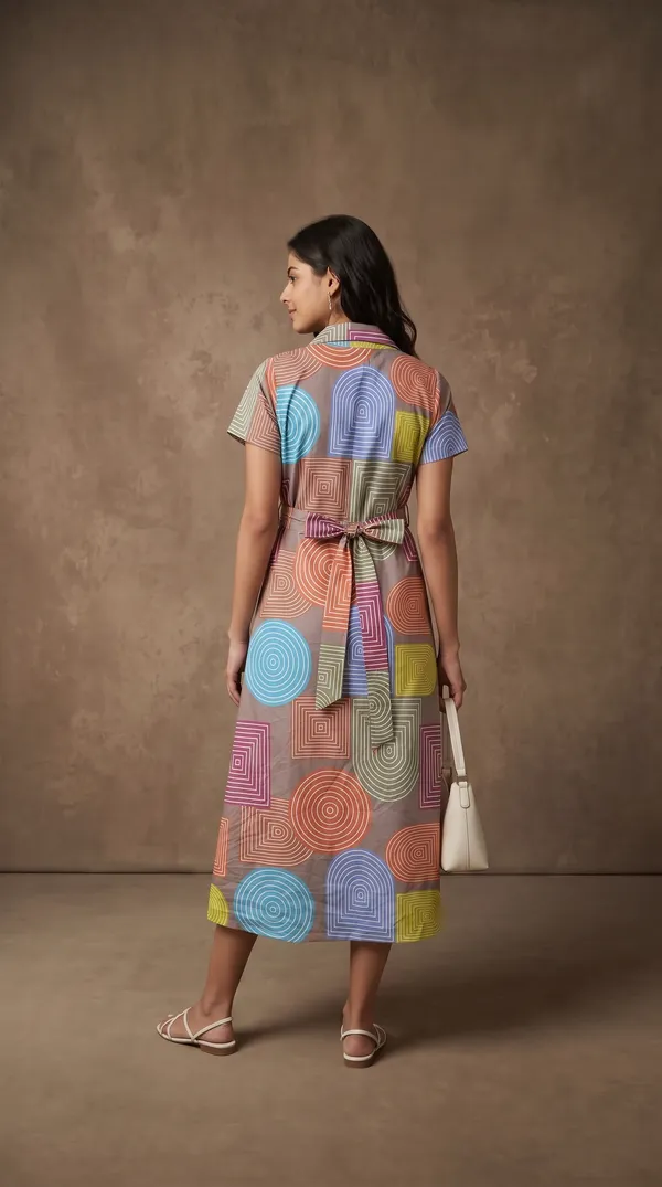 Multicolor_Rayon_Belted_Midi_Dress_For_Women