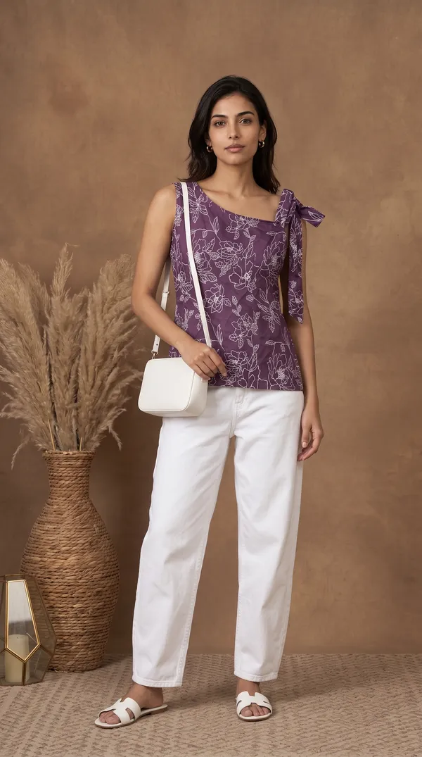 Purple_Muslin_Sleeveless_Floral_Print_Top_For_Women