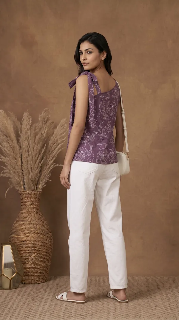 Purple_Muslin_Sleeveless_Floral_Print_Top_For_Women