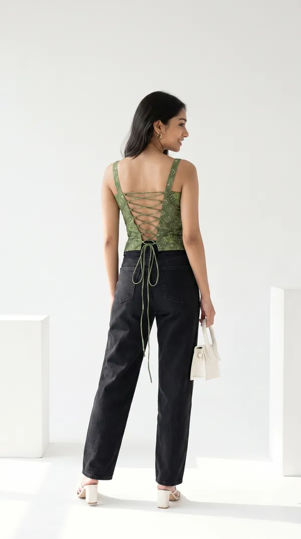 Green_Muslin_Sleeveless_Printed_Tie_Back_Crop_Top_For_Women