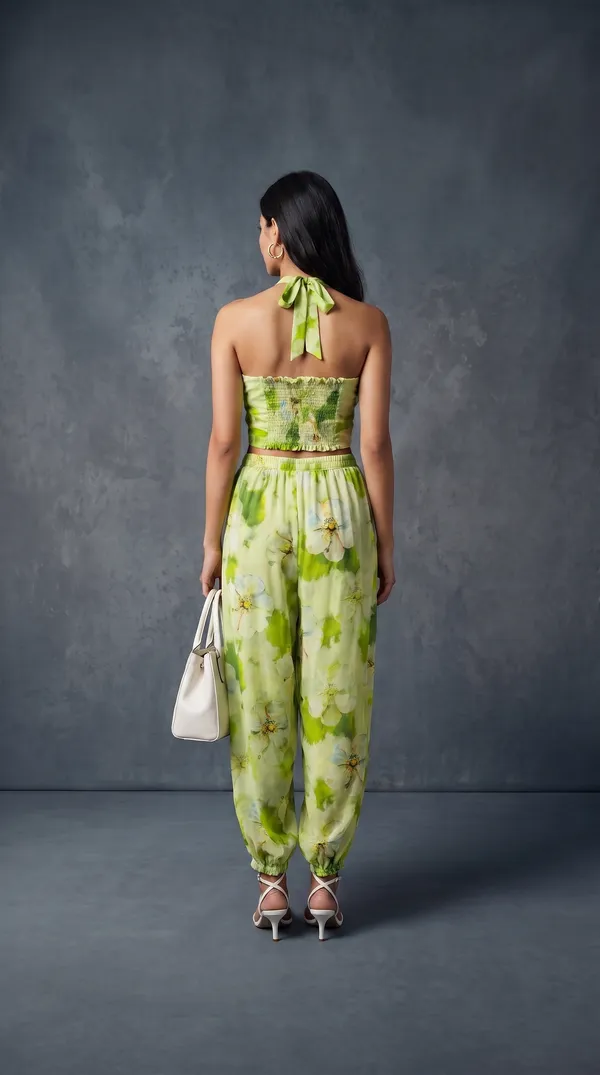 Green_Muslin_Floral_Print_Crop_Top_Jogger_Set_For_Women