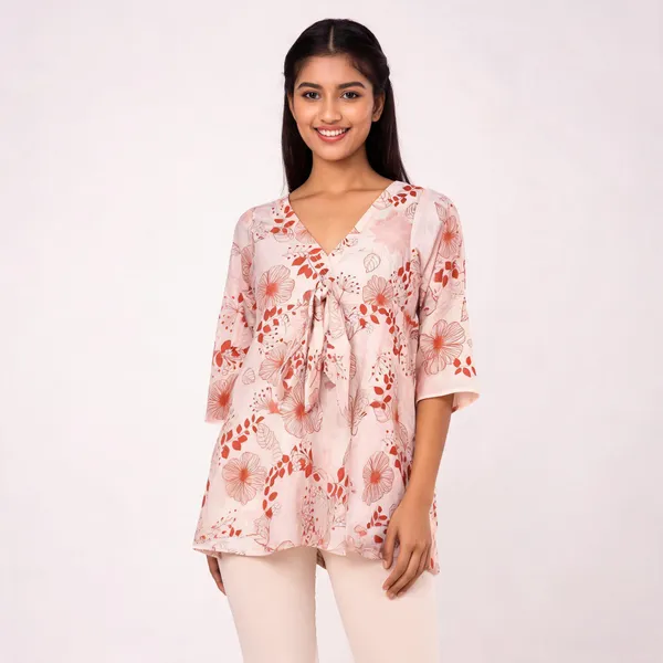 Pink_Muslin_Relaxed_Fit_Floral_Print_Tunic_For_Women