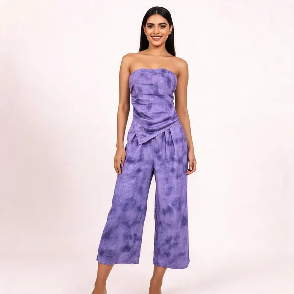 Purple_Linen_Cotton_Strapless_Wide_Leg_Jumpsuit_For_Women