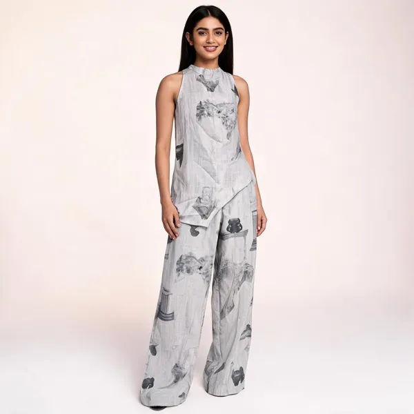Grey_Muslin_Wide_Leg_Printed_Co_Ord_Set_For_Women