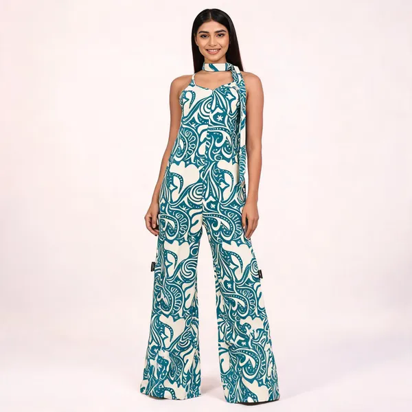 Teal_Rayon_Wide_Leg_Printed_Jumpsuit_For_Women