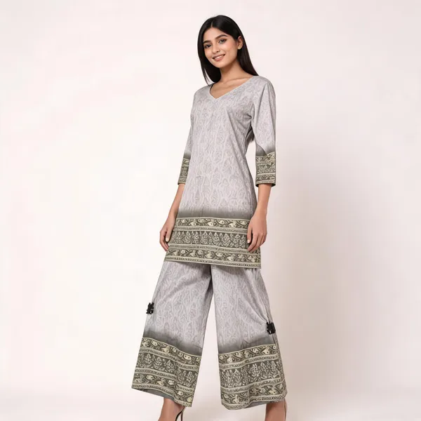 Grey_Linen_Cotton_Straight_Fit_Printed_Kurta_Set_For_Women