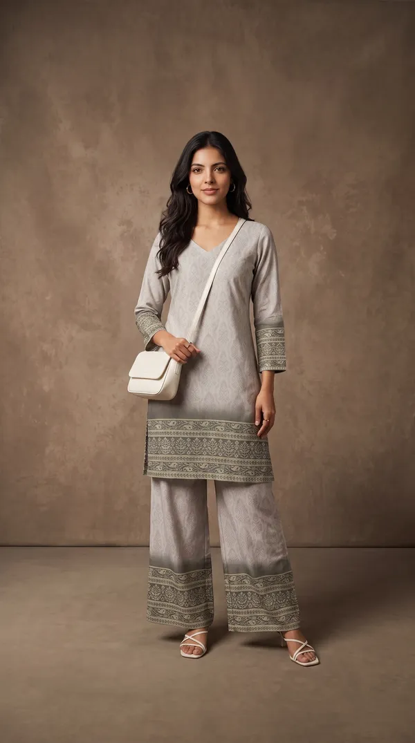 Grey_Linen_Cotton_Straight_Fit_Printed_Kurta_Set_For_Women