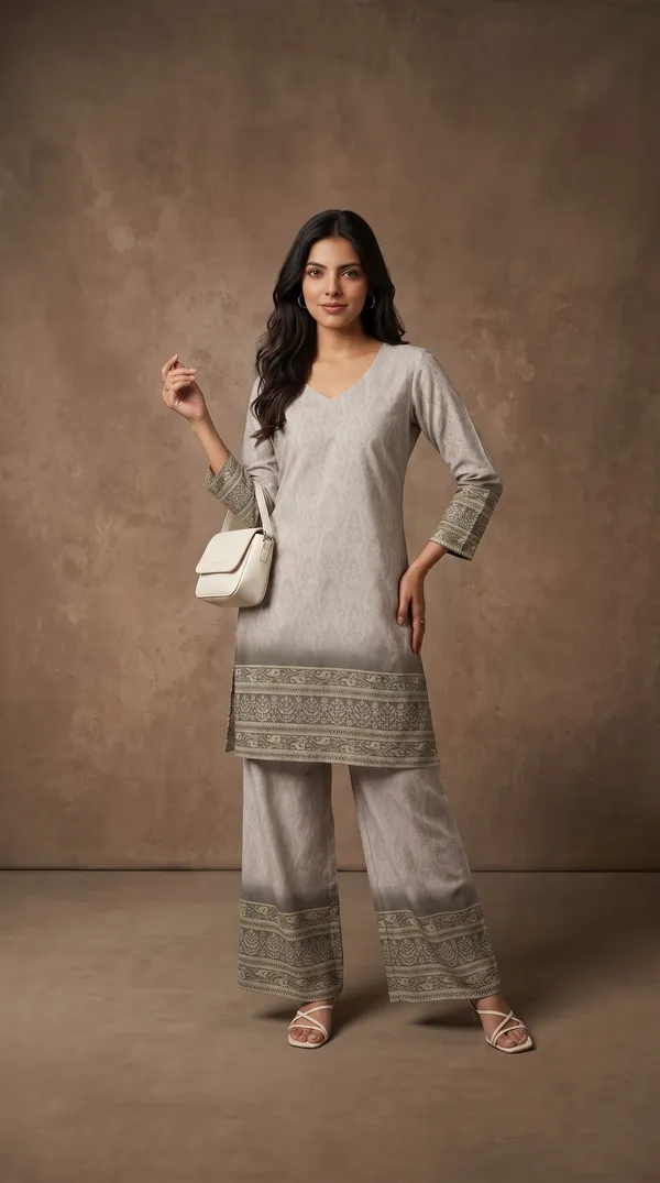 Grey_Linen_Cotton_Straight_Fit_Printed_Kurta_Set_For_Women