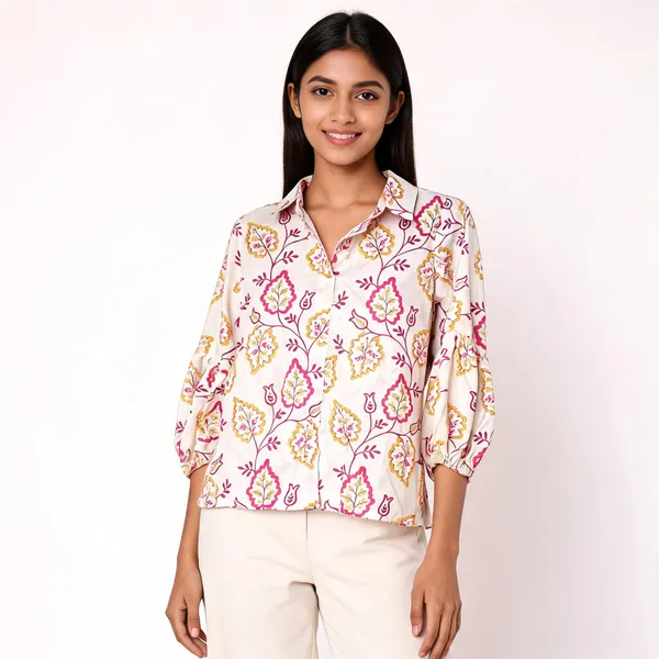 Cream_Muslin_Relaxed_Fit_Floral_Print_Top_For_Women