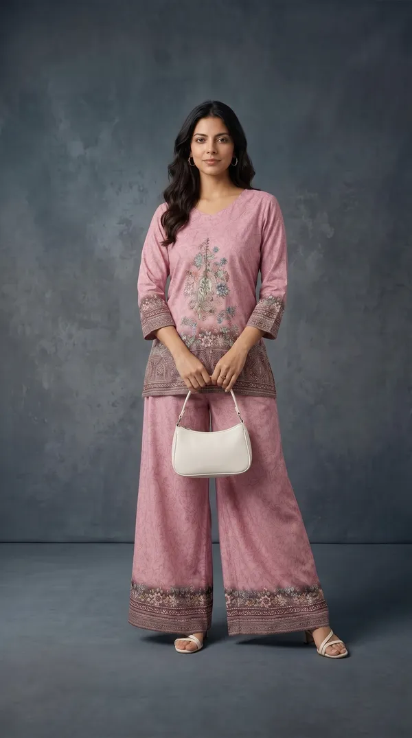 Pink_Linen_Cotton_Printed_Straight_Kurta_Palazzo_Set_For_Women