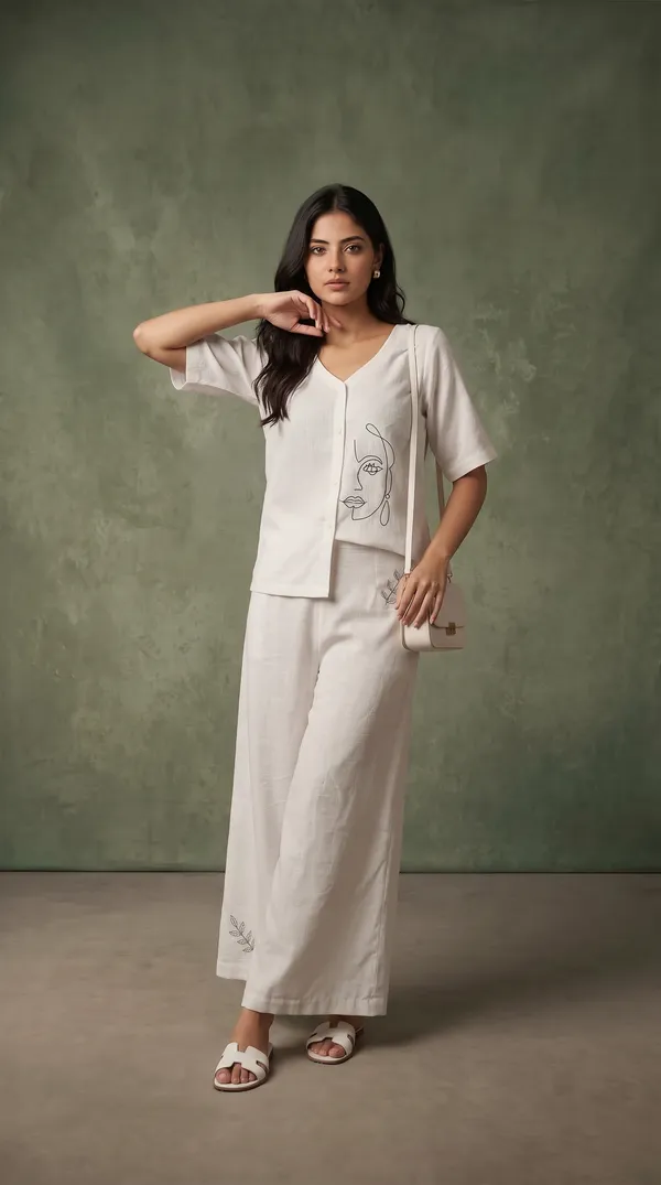 White_Linen_Cotton_Relaxed_Fit_Embroidered_Co_Ord_Set_For_Women