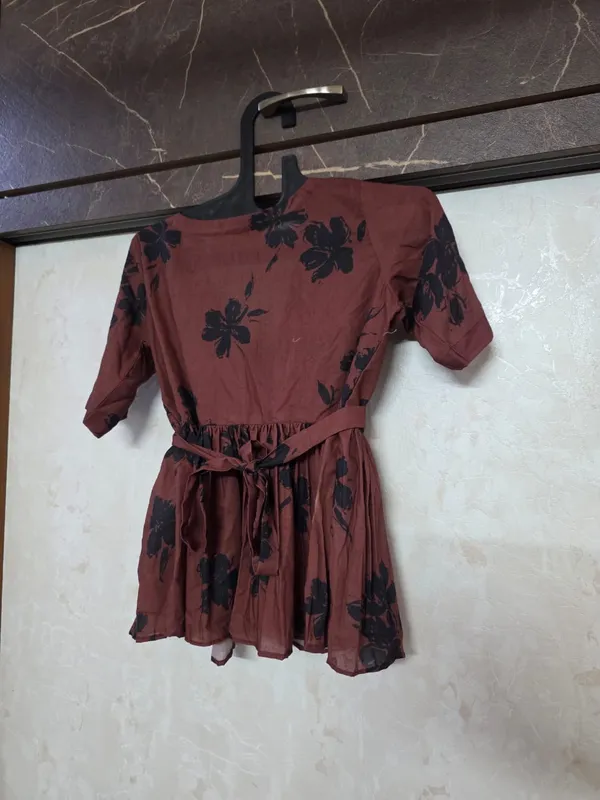 Maroon_Floral_Print_Fit_And_Flare_Dress_for_Women