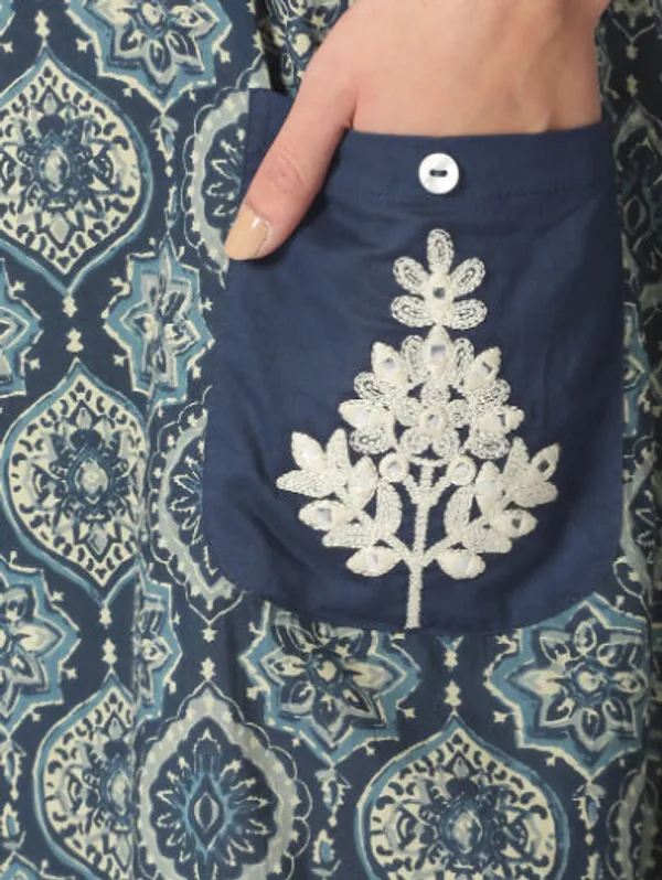 Blue_Ethnic_Motifs_Midi_Dress_with_Embroidered_Patch_Pockets_&_Shoulder_Tabs