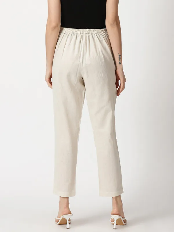 Natural_Cotton_Flax_Straight_Fit_Slip-on_Trouser