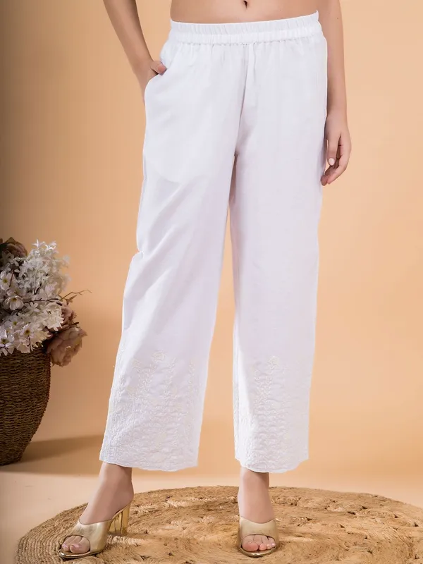 White_Flora_Crest_Embroidered_Hem_Palazzo