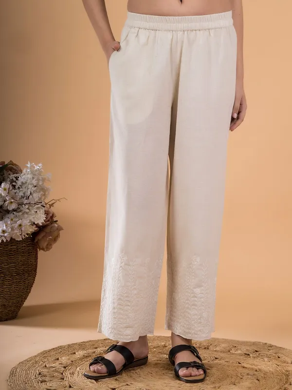 Natural_Flora_Crest_Embroidered_Hem_Palazzo