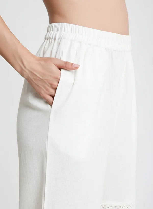 White_Cotton_Linen_Palazzo_with_Lace