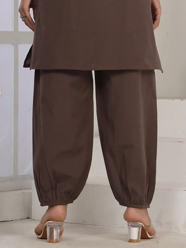 Brown_Cotton_Linen_Piping_Hem_Palazzo_with_Pocket