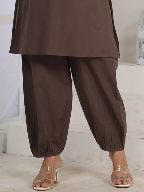 Brown_Cotton_Linen_Piping_Hem_Palazzo_with_Pocket
