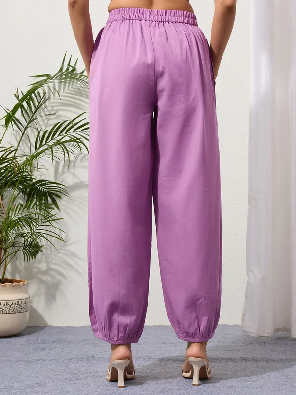 Mauve_Cotton_Linen_Piping_Hem_Palazzo_with_Pocket