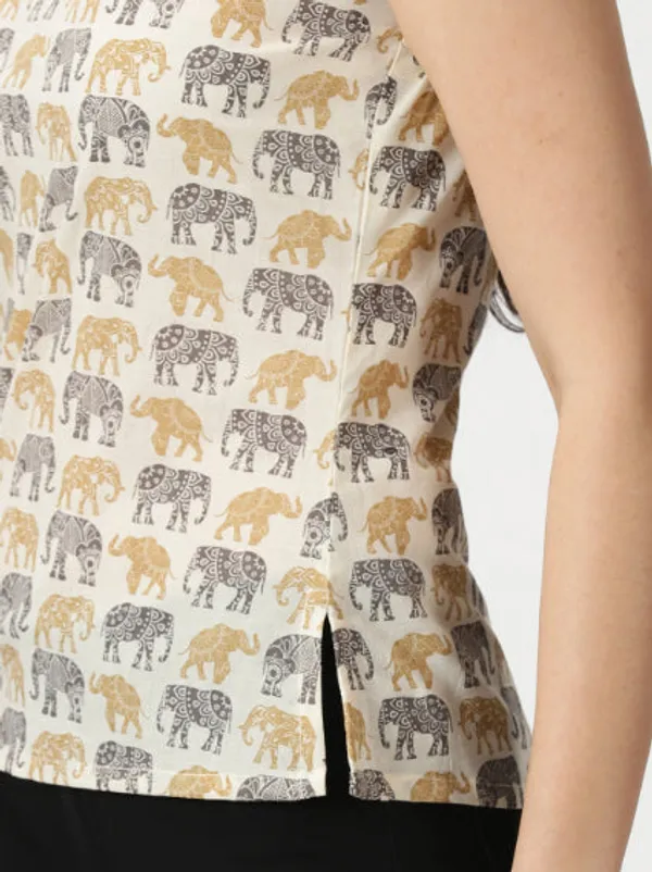 Off_White_Sanganeri_Elephant__Print_Cotton_Tank_Top