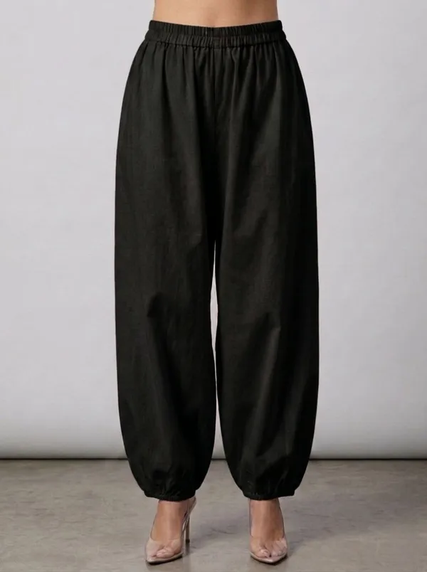 Black_Cotton_Linen_Piping_Hem_Palazzo_with_Pocket