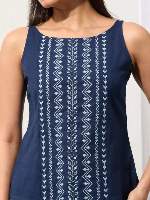 Midnight_Indigo_Cotton_Linen_Embroidered_Top