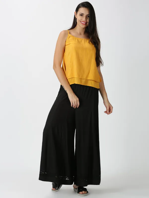 Black_Rayon_Flared_Palazzo_with_Lace_Inserts_on_Hem