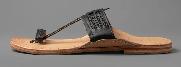 Black_Textured_Ethnic_Sandals_for_Woman