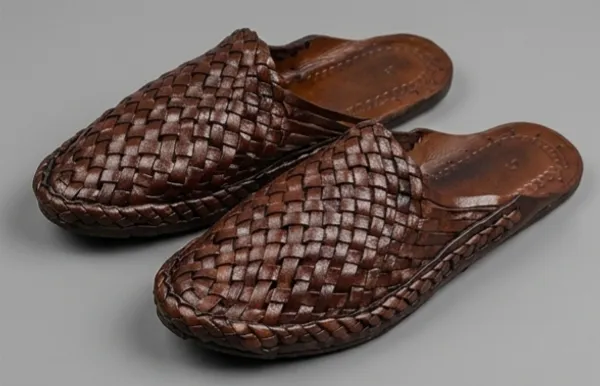 Brown_Woven_Slip-On_Mules_for_Men