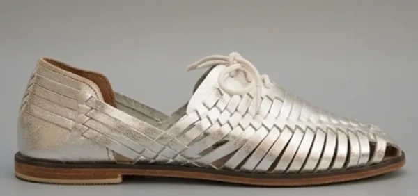 Silver_Woven_Lace_Up_Flat_Sandals_for_Men