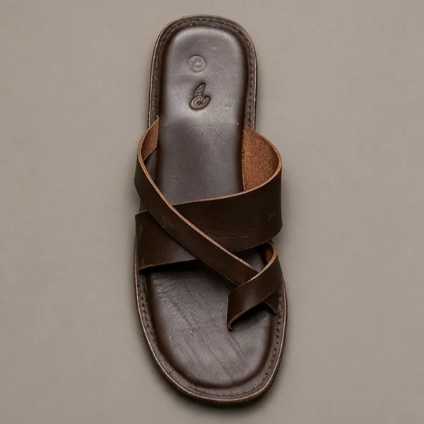 Brown_Strappy_Sandals__For_Unisex