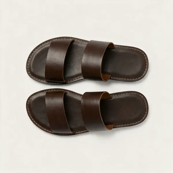 Brown_Casual_Flat_Sandals__For_Unisex