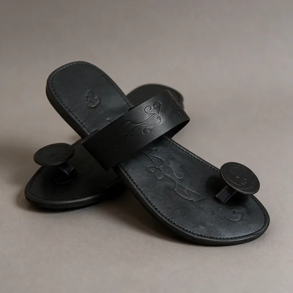 Black_Embellished_Flat_Sandals__For_Unisex