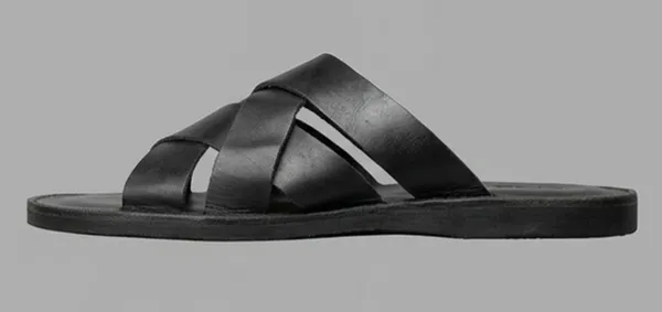 Black_Cross_Strap_Flat_Sandals_for_Woman