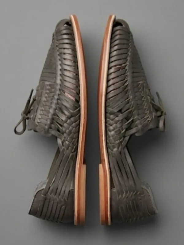 Grey_Woven_Lace-Up_Casual_Shoes_for_Men