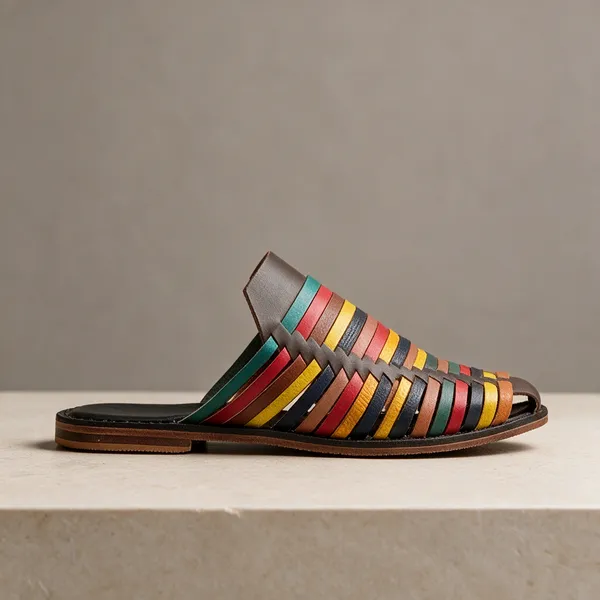 Multicolor_Woven_Flat_Sandals__For_Women