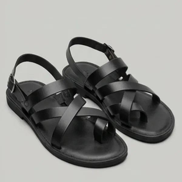 Black_Strappy_Sandals_for_Woman