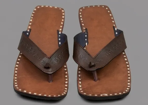 Brown_Leather_Finish_Casual_Flip_Flops_for_Woman