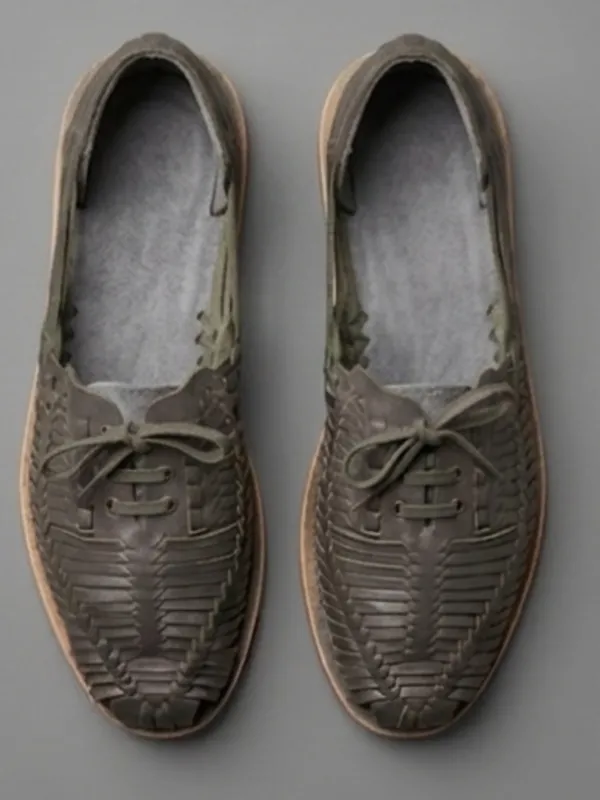 Grey_Woven_Lace-Up_Casual_Shoes_for_Men