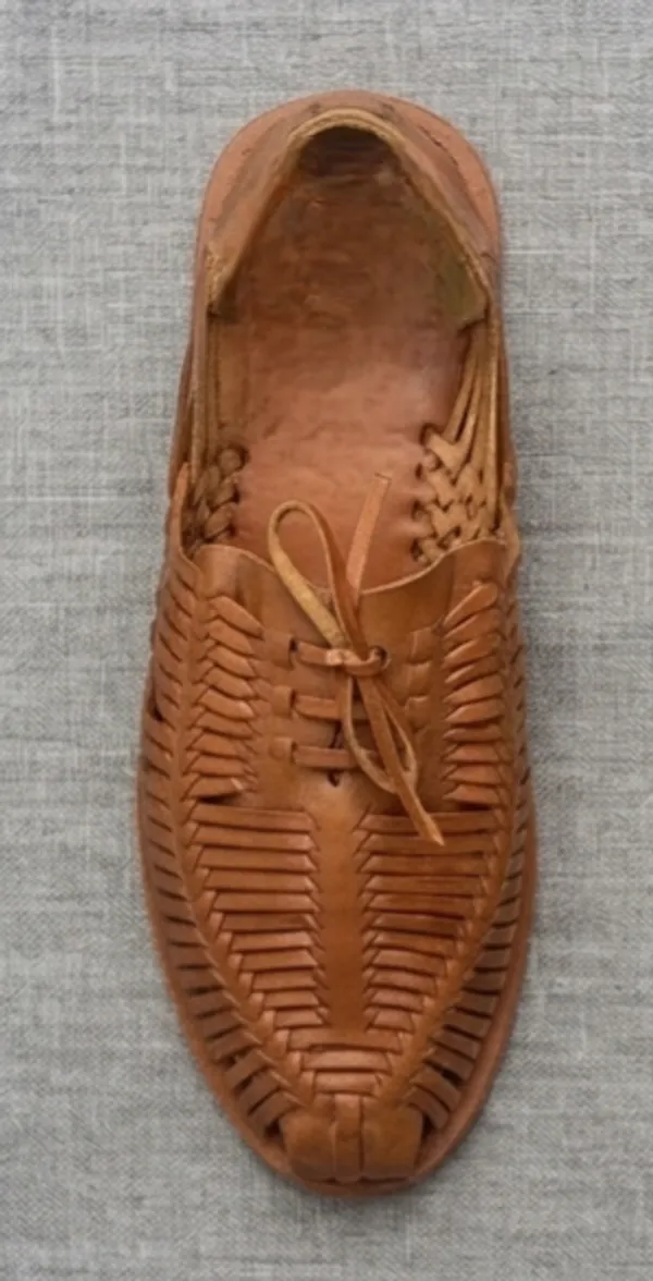 Brown_Woven_Lace-Up_Casual_Shoes_for_Woman